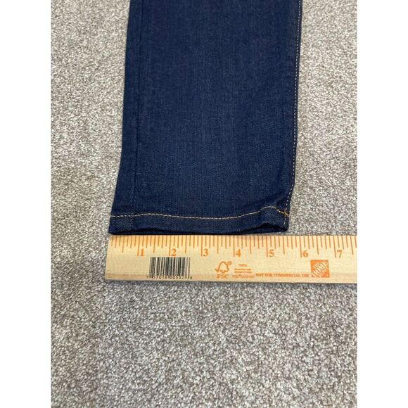 a.n.a a new approach womens pull on jeans sz Large dark wash stretch denim - Picture 4 of 12